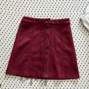 Francesca’s Maroon Skirt